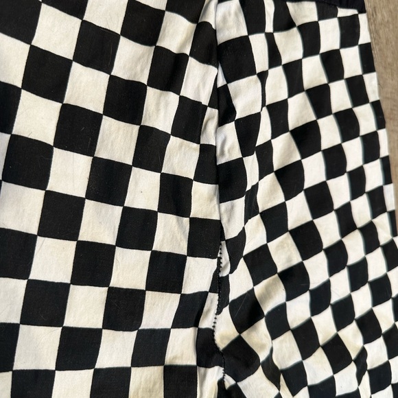 Smak Parlor High Waist Black and White Checkered Ankle Cropped Pants - Picture 8 of 8